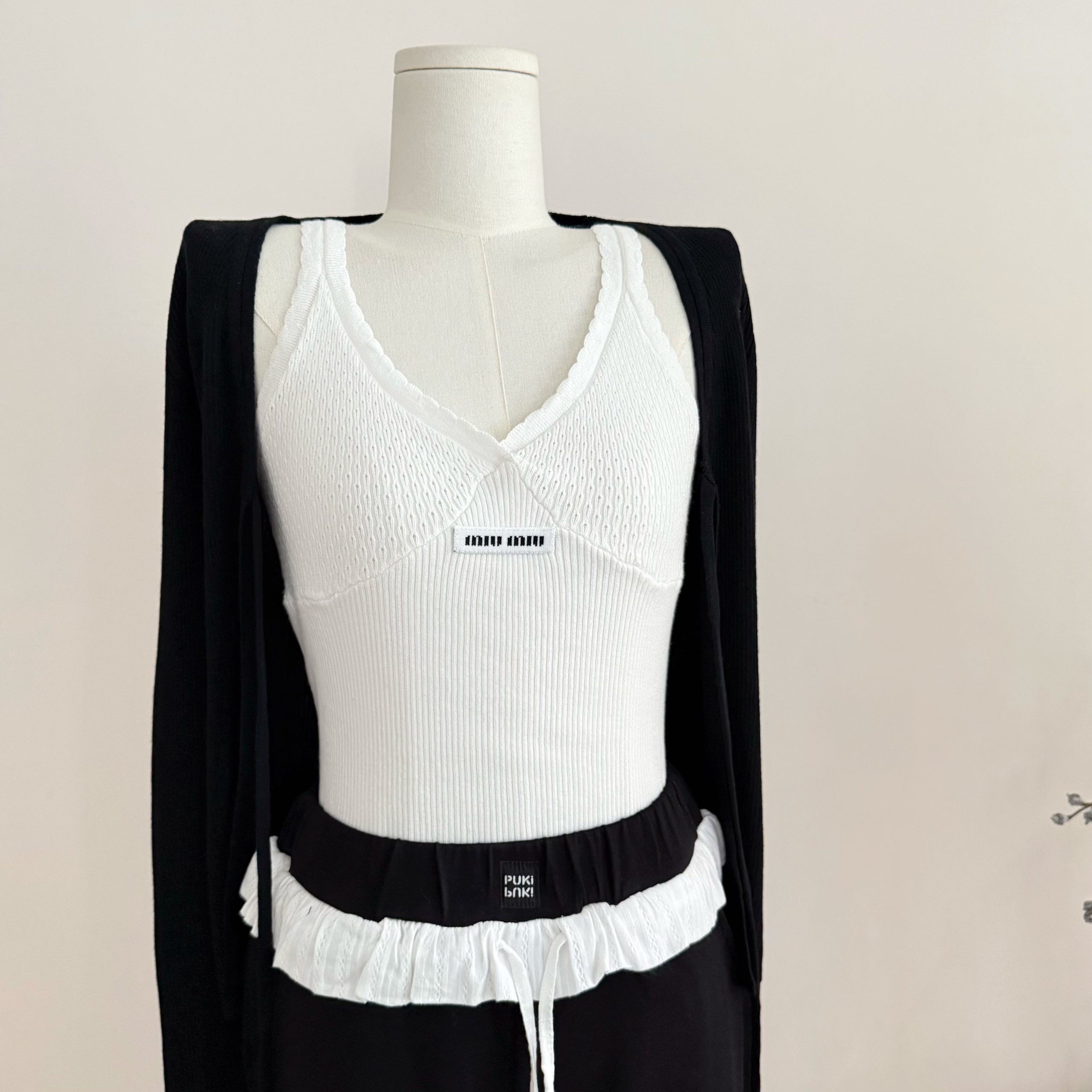 Czelora Pure Tencel Wool Tie-Front Knit Cardigan V-Neck Women's Long-Sleeve Top - Image 3