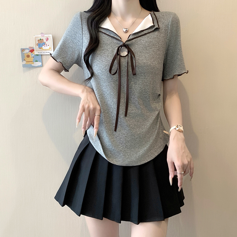 plus-size-bow-tie-color-block-cinched-waist-short-sleeve-t-shirt-summer-2026_1