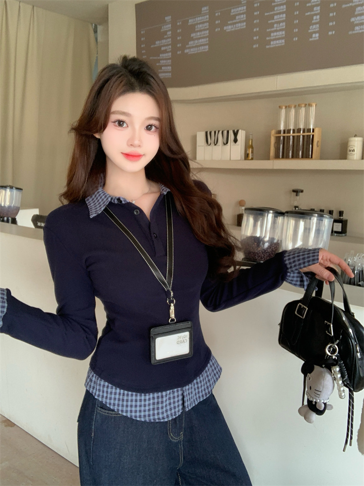 womens-navy-blue-polo-collar-faux-two-piece-long-sleeve-t-shirt-spring-slim-fit-base-layer-top_1